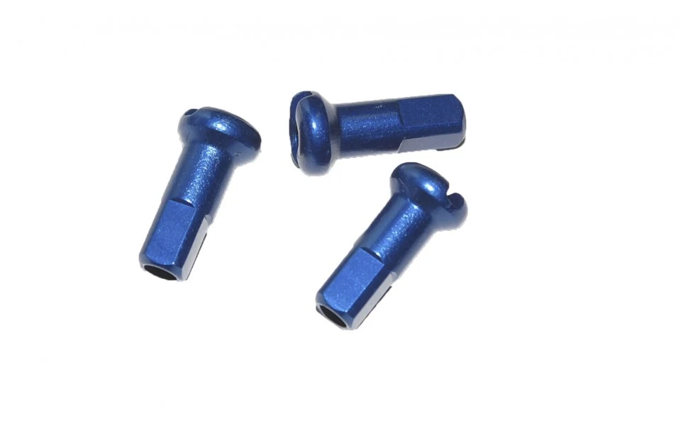 Dt-swiss 10 Stk Nipler DT Swiss 2,0 X 12 Mm Aluminium Blå 1 Dt-swiss 10 Stk Nipler DT Swiss 2,0 X 12 Mm Aluminium Blå