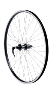 Baghjul Linus 26" MTB 7 Gear Kassette Sort Enkeltbundet Fælg