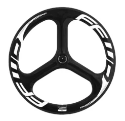 FFWD Aero Carbon Forhjul Med 3 Eger Sort/hvid