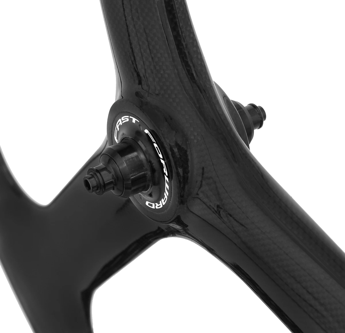 FFWD Aero Carbon Forhjul Med 3 Eger Sort/hvid 2 FFWD Aero Carbon Forhjul Med 3 Eger Sort/hvid - Billede 2