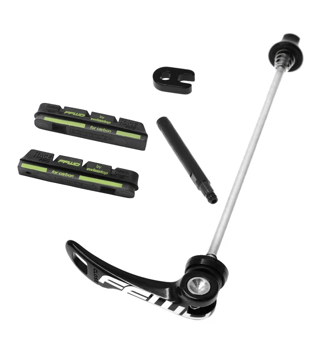 FFWD Aero Carbon Forhjul Med 3 Eger Sort/hvid 3 FFWD Aero Carbon Forhjul Med 3 Eger Sort/hvid - Billede 3