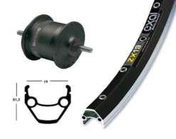 Shimano Forhjul 26" Med Dynamo