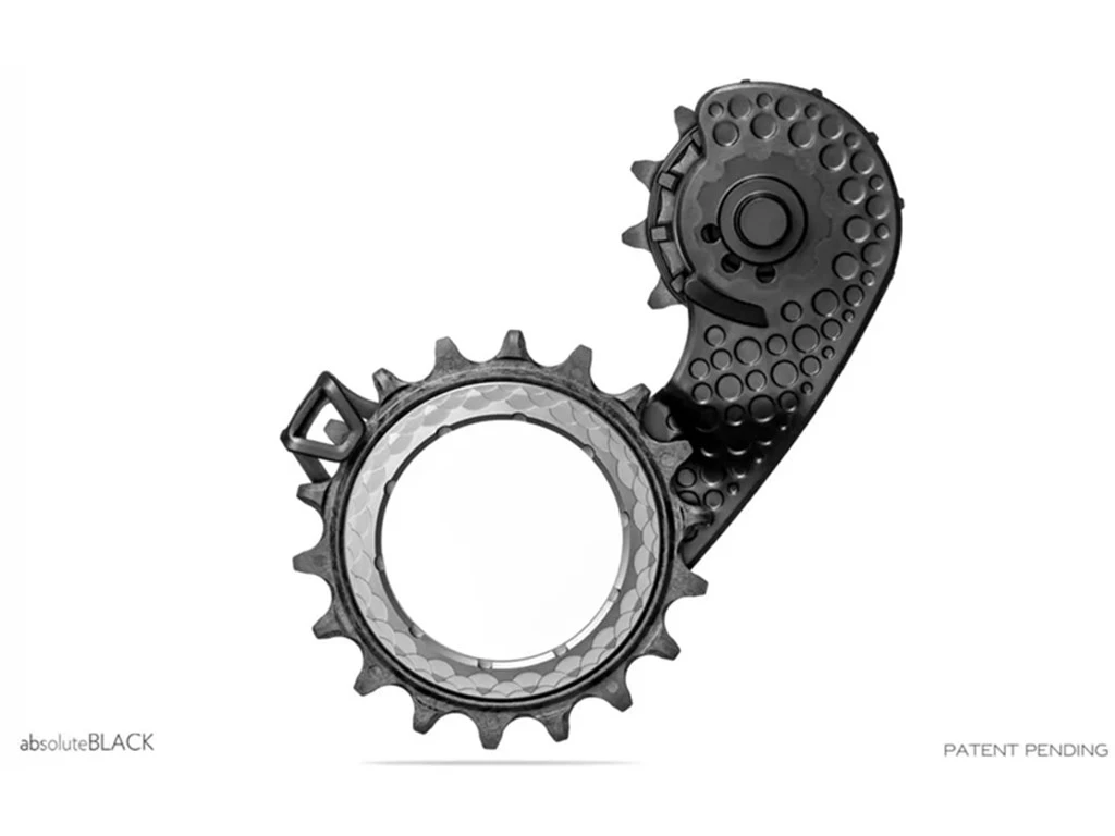 AbsoluteBlack HOLLOWcage Pulleyhjul Shimano R8000/R9100 Sort/Sølv 1 AbsoluteBlack HOLLOWcage Pulleyhjul Shimano R8000/R9100 Sort/Sølv