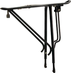 Avenue Bagagebærer Med Klap 28-29" Blank Sort