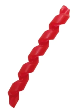 Beskyttelses Spiral Til Yderkabel Og Hydrauliske Slanger Rød