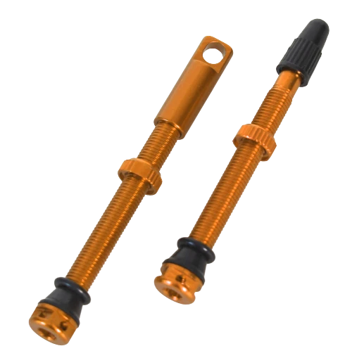 BikeBrother Tubeless Ventil 2 Stk. 60 Mm, Orange 1 BikeBrother Tubeless Ventil 2 Stk. 60 Mm, Orange