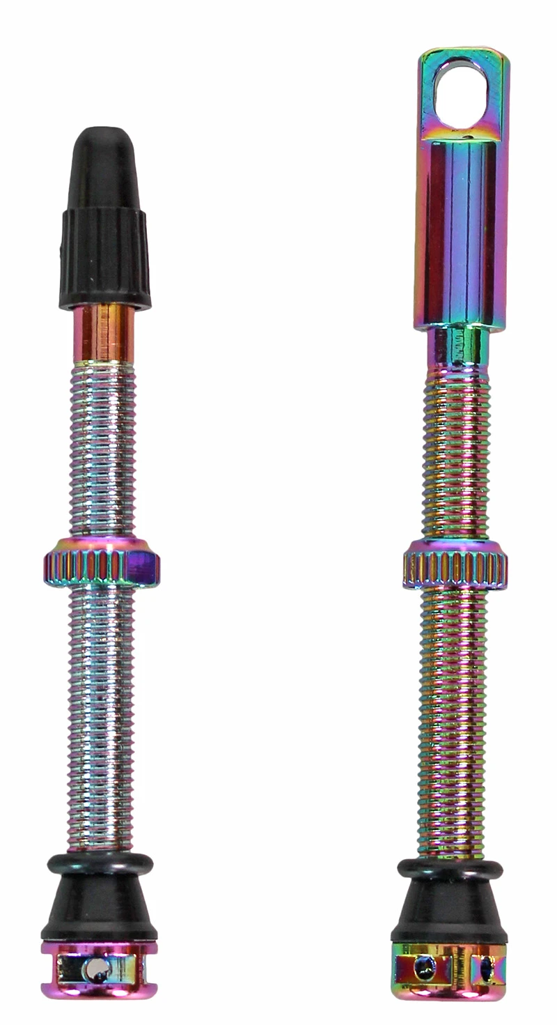 BikeBrother Tubeless Ventil 2 Stk. 80 Mm, Oil Slick 1 BikeBrother Tubeless Ventil 2 Stk. 80 Mm, Oil Slick