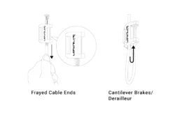 Birzman Cable Cocoon Endestop Til Wire 6 Stk -XLC Butik Birzman Cable Cocoon Endestop til wi 1574340156 02