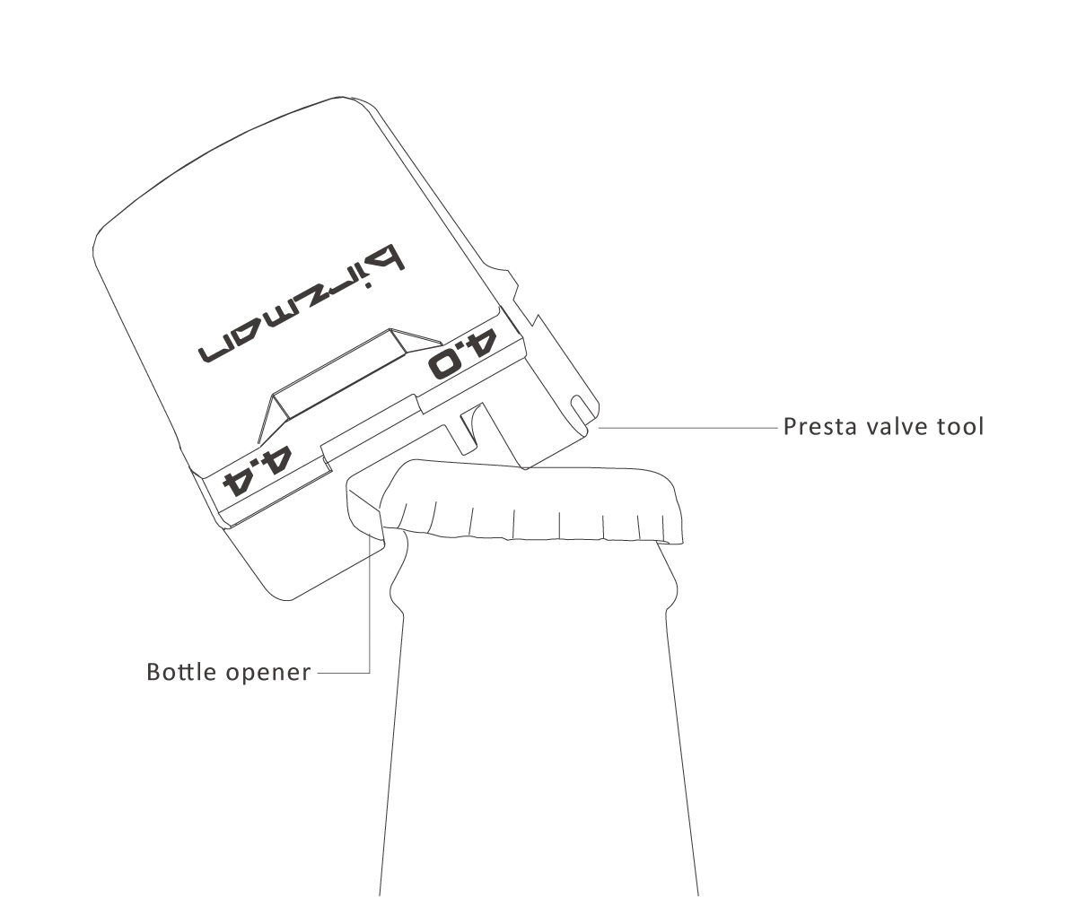 Birzman Feexman E-Version 20 Multiværktøj Sort 3 Birzman Feexman E-Version 20 Multiværktøj Sort - Billede 3