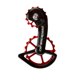 CeramicSpeed Keramiske Oversized Pulleyhjul Rød Shimano 9100/8000