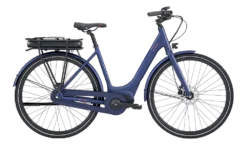 E-Fly Away II 7 Gear- Dame Elcykel - Natblå Mat