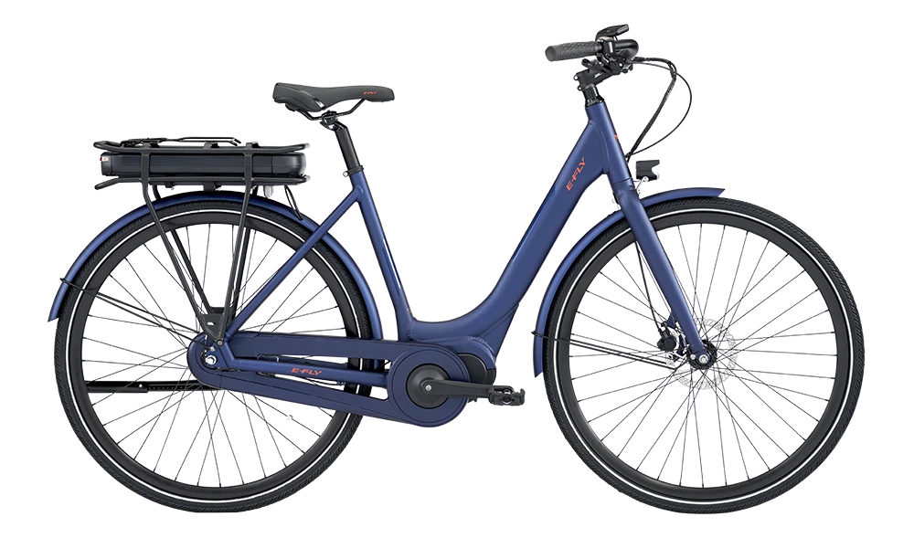 E-Fly Away II 7 Gear- Dame Elcykel - Natblå Mat 1 E-Fly Away II 7 Gear- Dame Elcykel - Natblå Mat