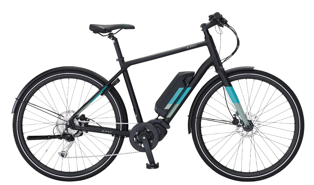 E-Fly PACE EL Herrecykel Med Centermotor - 9 Gear - Mat Sort 1 E-Fly PACE EL Herrecykel Med Centermotor - 9 Gear - Mat Sort