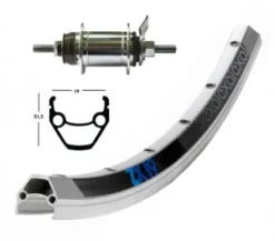 Exal 28" Citybike Hjul 1 Gear M. Fodbremse