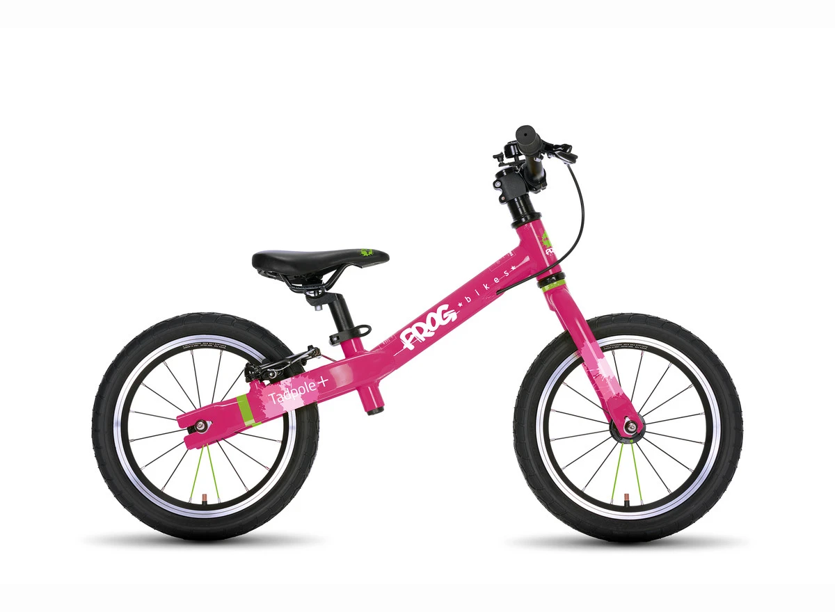 Frog Bikes Tadpole Plus 14" Løbecykel Pink 1 Frog Bikes Tadpole Plus 14" Løbecykel Pink