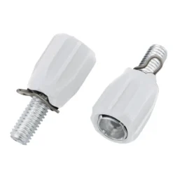 Jagwire Justerskrue Til Montering På Ramme M5 Hvid 2 Stk.