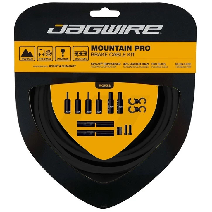 Jagwire Pro Bremse Kabelsæt MTB Sort 1 Jagwire Pro Bremse Kabelsæt MTB Sort
