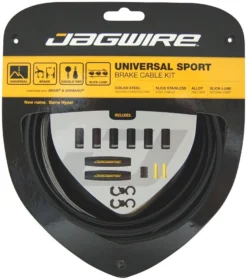 Jagwire Universel Bremse Kabelsæt Til MTB Og Race Sort
