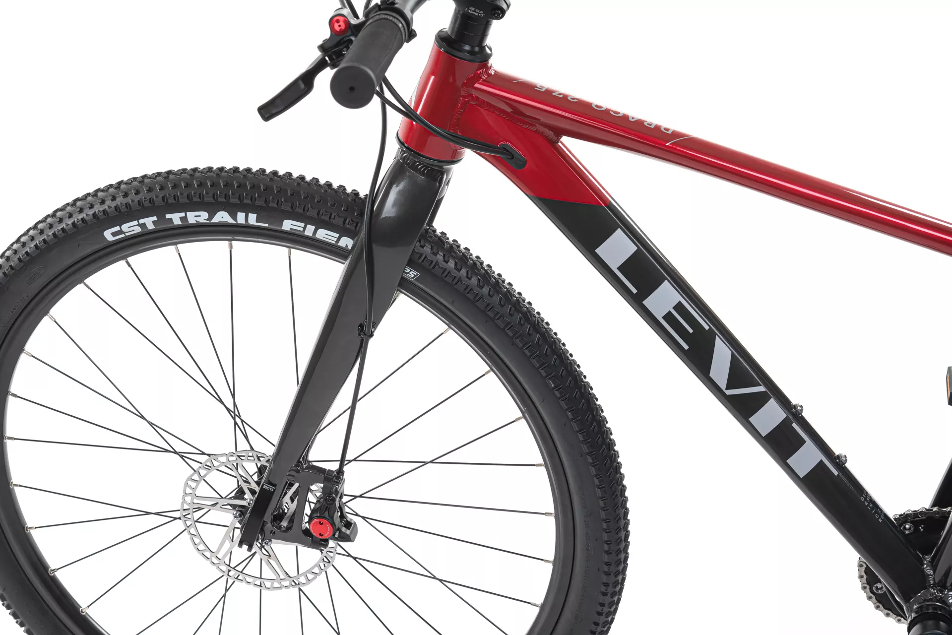 LEVIT DRACO 27,5 EVO 15,5" MTB Sort/ Rød - Billede 4