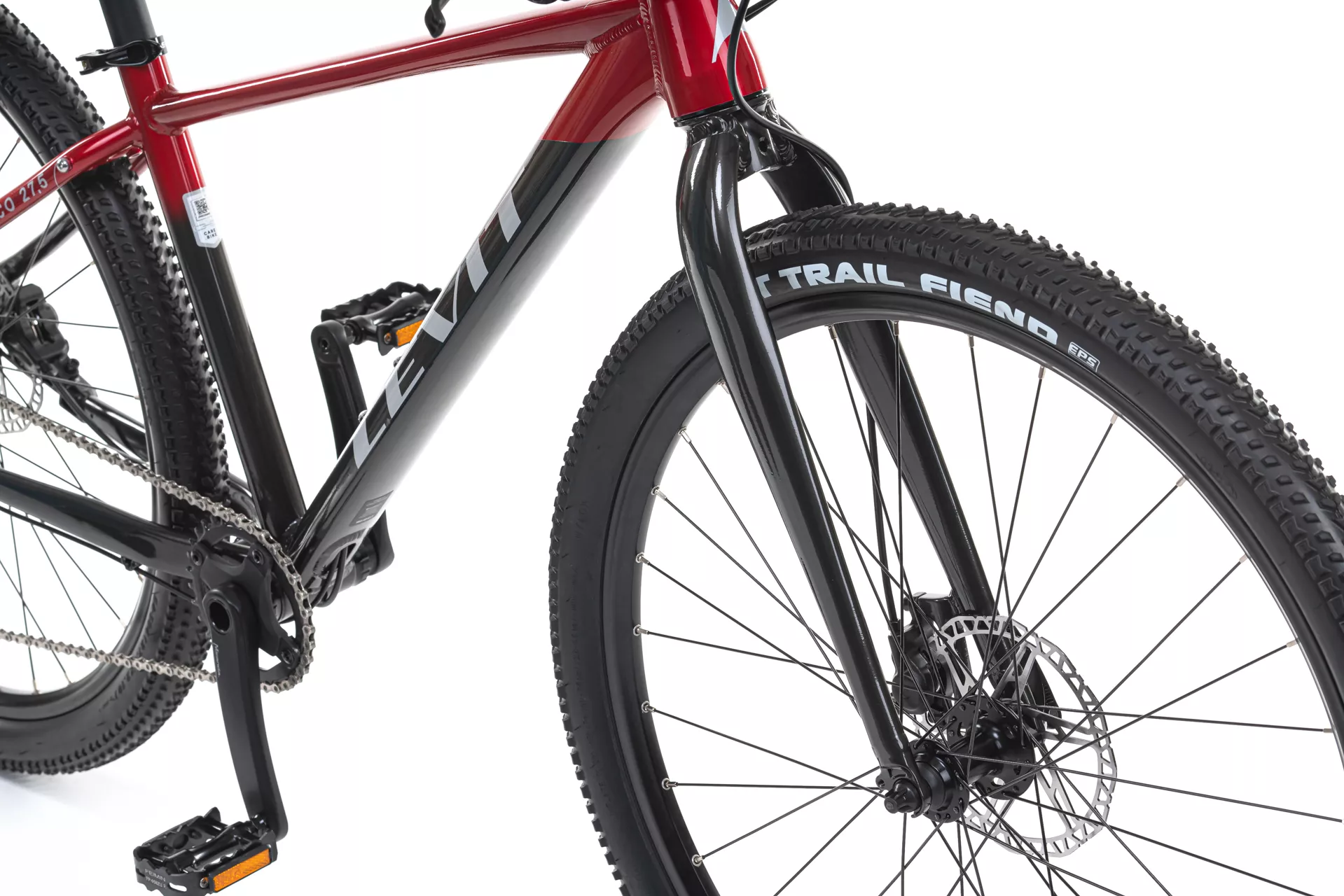 LEVIT DRACO 27,5 EVO 15,5" MTB Sort/ Rød - Billede 5