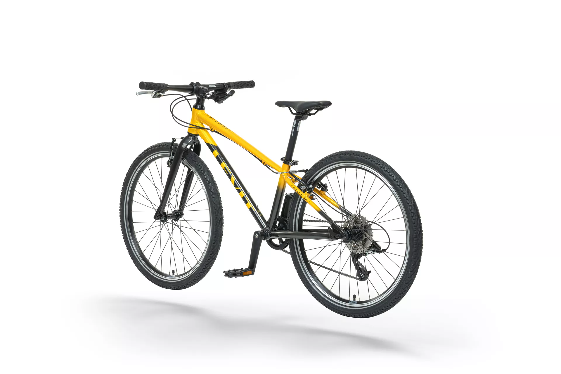 LEVIT DRACO 24 EVO MTB, Sort/ Gul - Billede 3