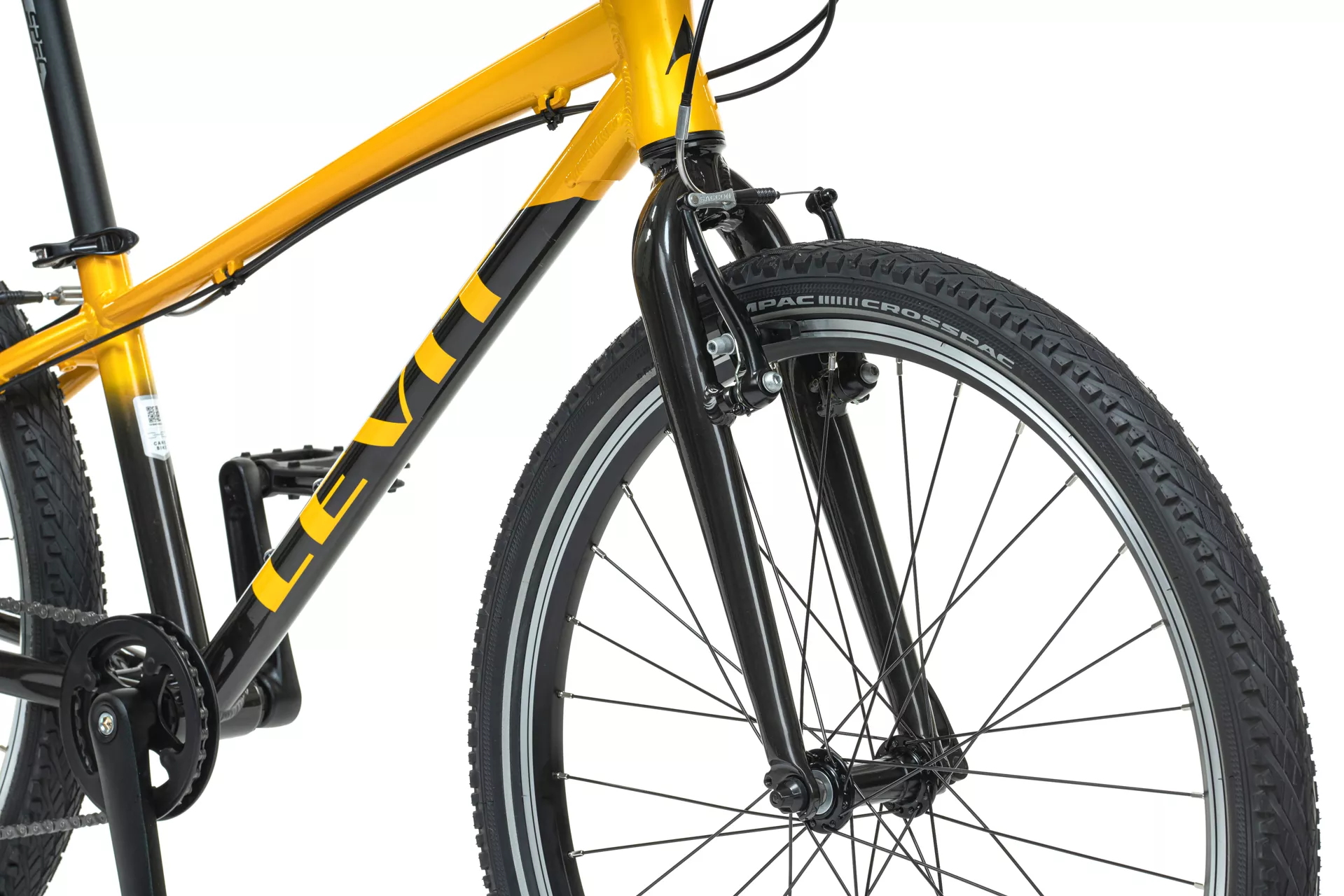 LEVIT DRACO 24 EVO MTB, Sort/ Gul - Billede 4