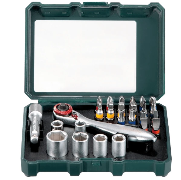 METABO Bit/Topnøglesæt M. 26 Dele 1 METABO Bit/Topnøglesæt M. 26 Dele