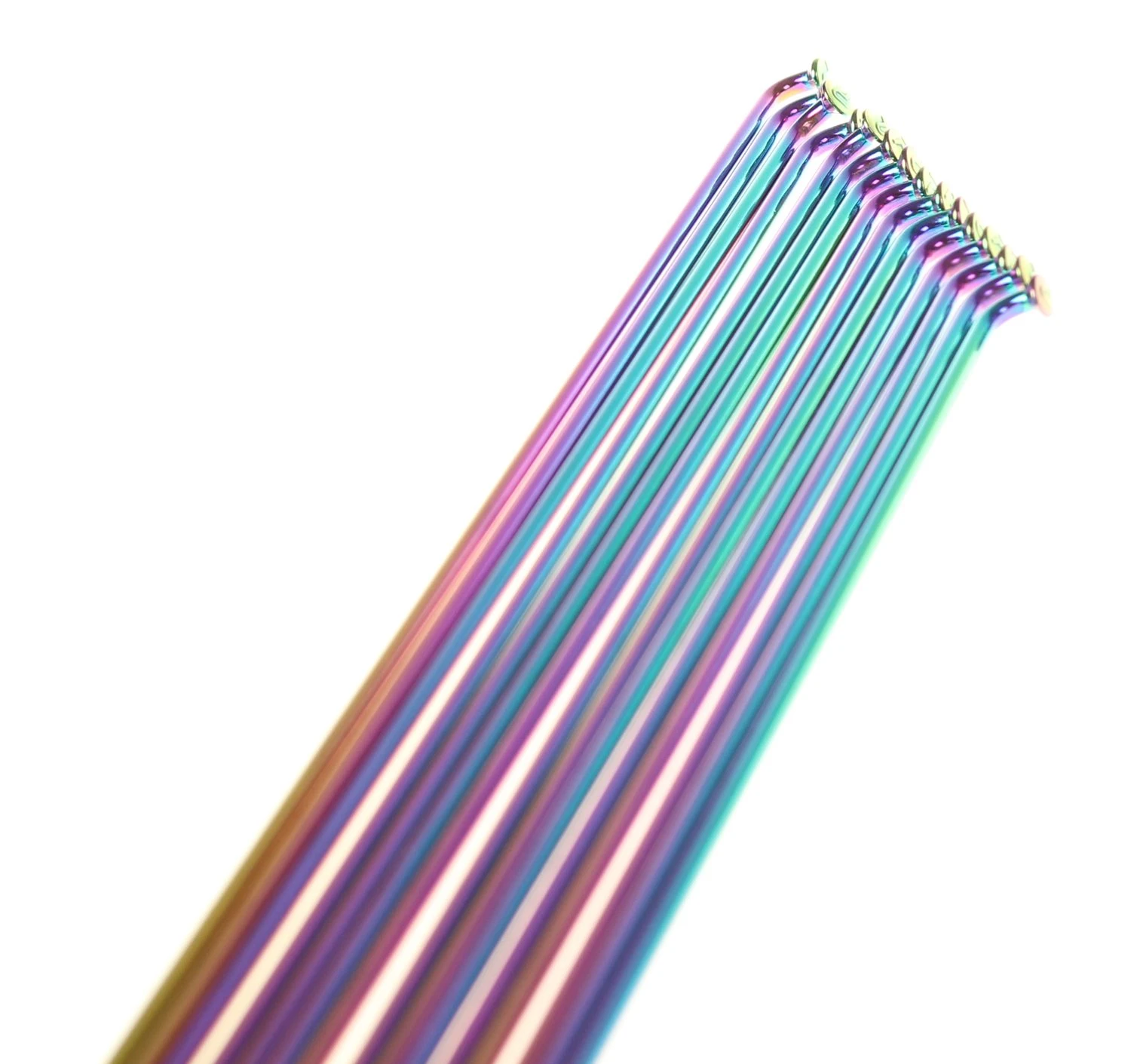 Pillar Racing Spokes Eger Regnbuefarvet 2 Mm J-bend 2 Pillar Racing Spokes Eger Regnbuefarvet 2 Mm J-bend - Billede 2