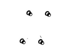 SRAM Force AXS 2x12 Klingebolte 4 Stk.