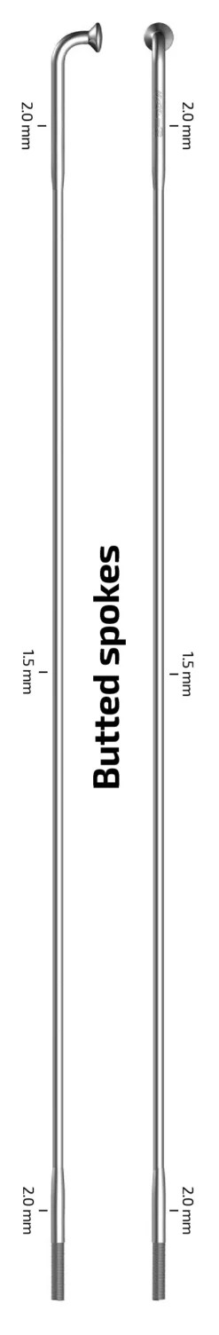 Sapim Laser Butted Eger Sølv