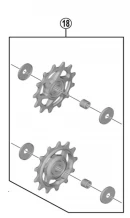 Shimano SLX M7100 Pulleyhjul 1x12