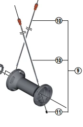 Shimano WH 9000 C24 Forhjul Eger 285mm