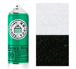 Spray.Bike Klarlak Med Grønt Glimmer Effekt 400 Ml
