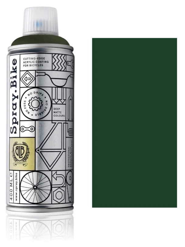 Spray.Bike Spraymaling 400 Ml Mørkegrøn 1 Spray.Bike Spraymaling 400 Ml Mørkegrøn