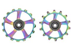 Token 14/16 Tands Pulleyhjul Til 12 Speed MTB Oil Slick