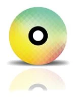 Top Cap Med Motiv Gradient