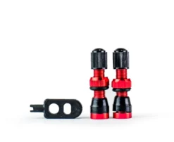 Trezado Tubeless Schrader Ventiler 2 Stk. - Rød