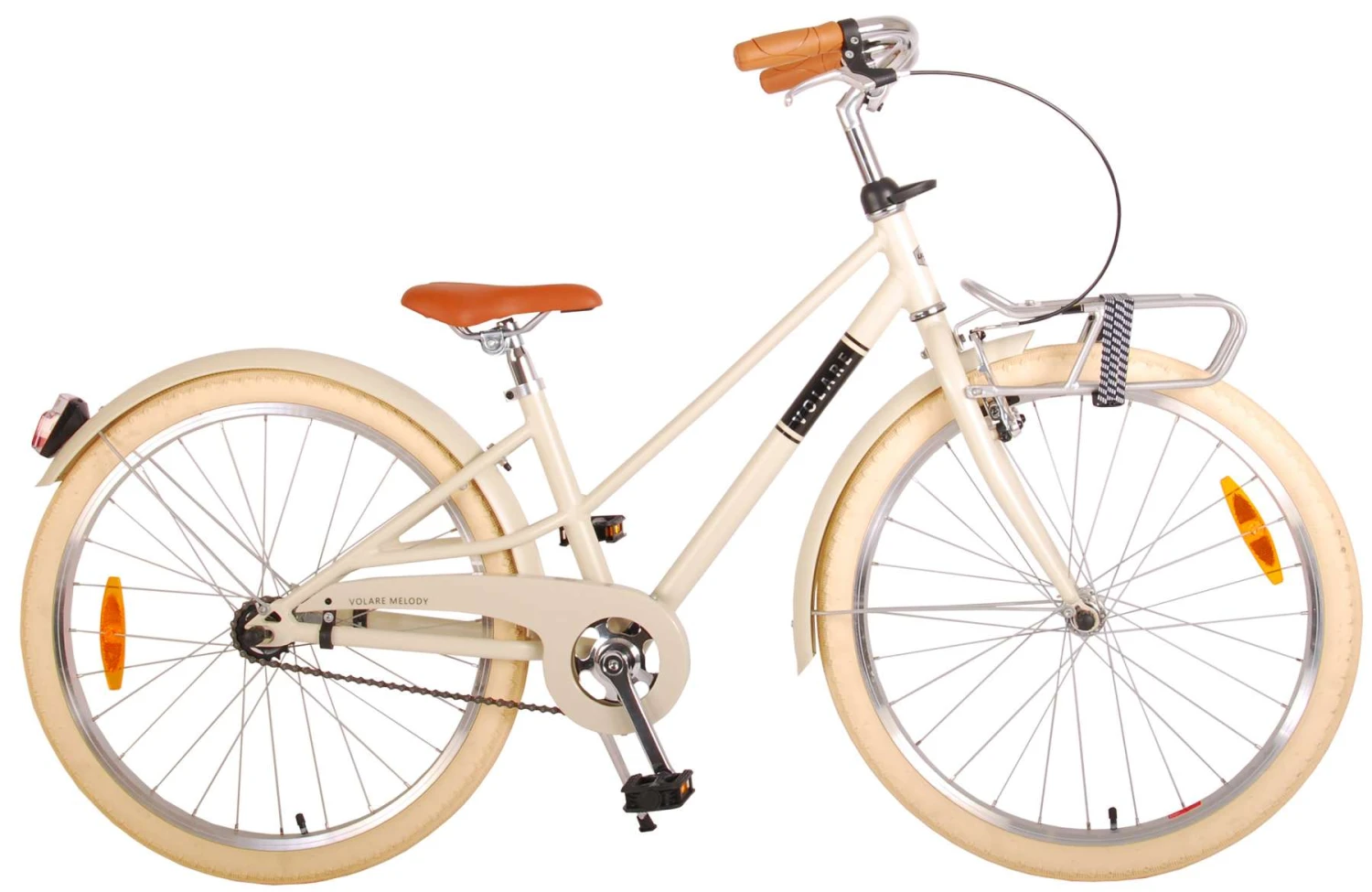 Volare Melody 24" Børnecykel Sandfarvet 1 Volare Melody 24" Børnecykel Sandfarvet