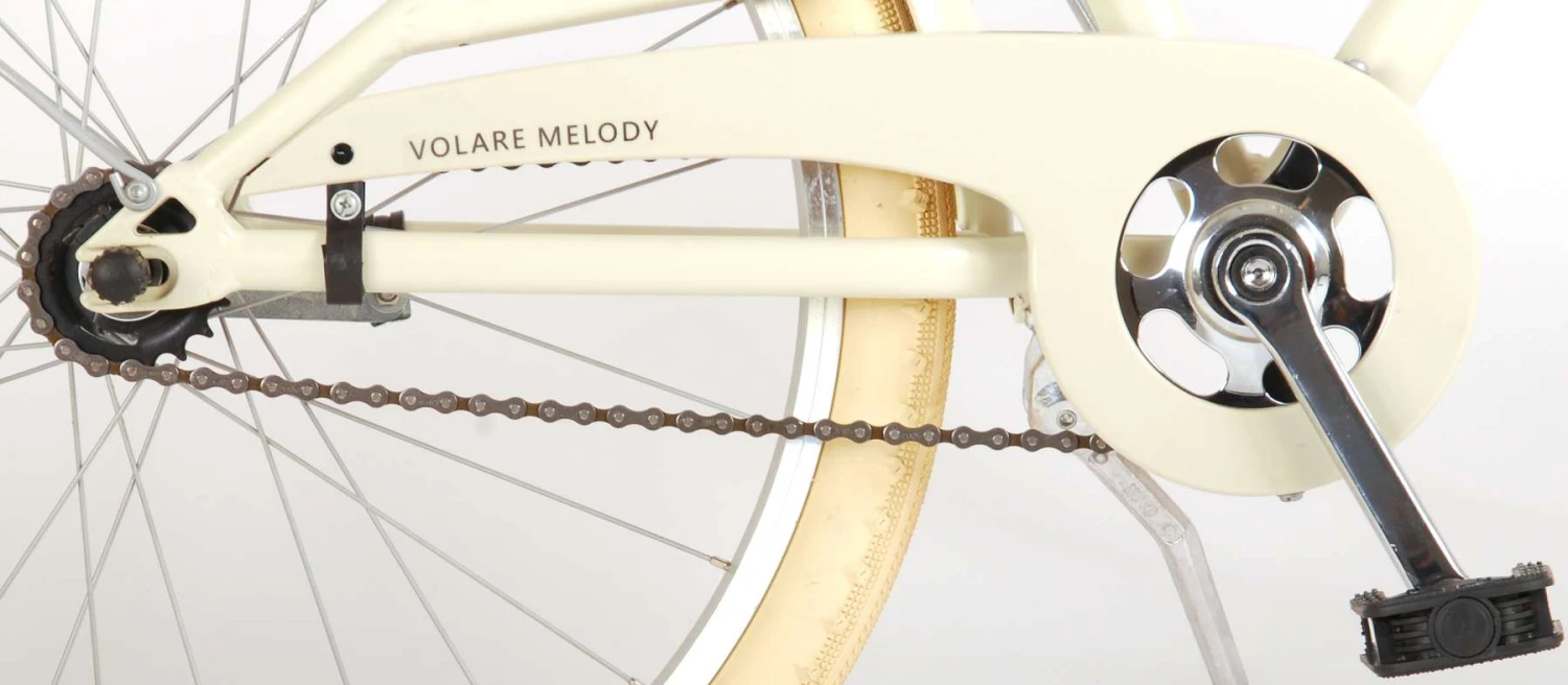 Volare Melody 24" Børnecykel Sandfarvet 2 Volare Melody 24" Børnecykel Sandfarvet - Billede 2
