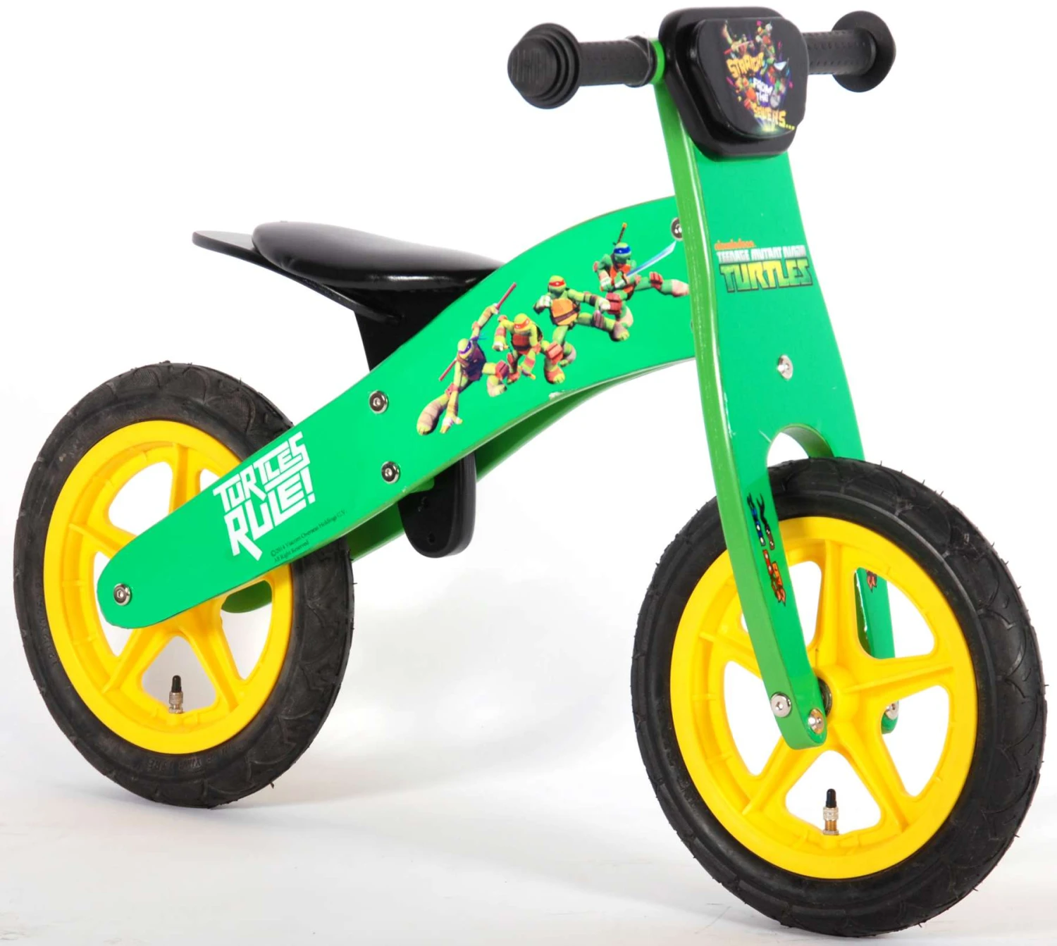 Volare Turtles Løbecykel I Træ 1 Volare Turtles Løbecykel I Træ