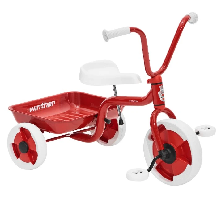 Winther Trehjulet Den Originale Rød/hvid 1 Winther Trehjulet Den Originale Rød/hvid
