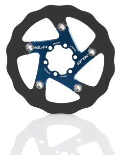 XLC M Serie Bremseskive Sort/blå 160 Mm 6-huls