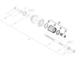 Shimano Kassettehylster WH-MT15 (A Eller AR)