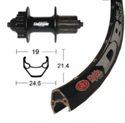 Baghjul 700c Til Skivebremse Og 8/9/10 Gear