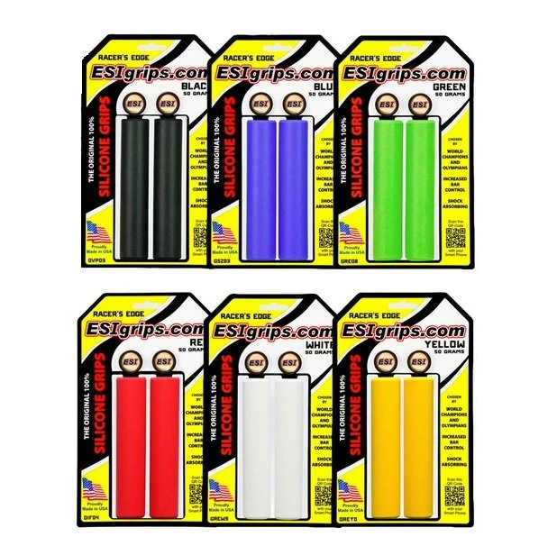 ESI Grips Racer Edge Silicone Håndtag Flere Farver 1 ESI Grips Racer Edge Silicone Håndtag Flere Farver