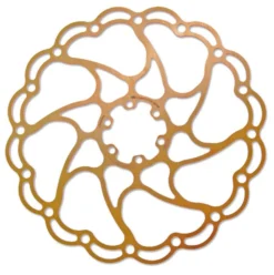 Bremseskive / Disk 180 Mm 6 Huls Guld