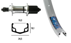 Baghjul 26" Til Kassette 8 Og 9 Speed