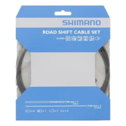 Shimano Racer Gearkabel Sæt Sort SUS