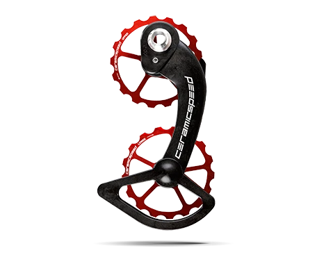 CeramicSpeed Keramiske Oversized Pulleyhjul Rød Shimano 1 CeramicSpeed Keramiske Oversized Pulleyhjul Rød Shimano